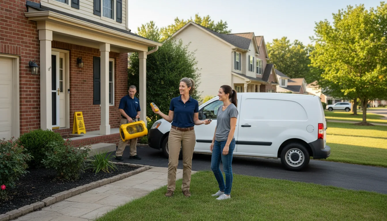 Water restoration image for Water Damage & Restoration Services in Ute, IA